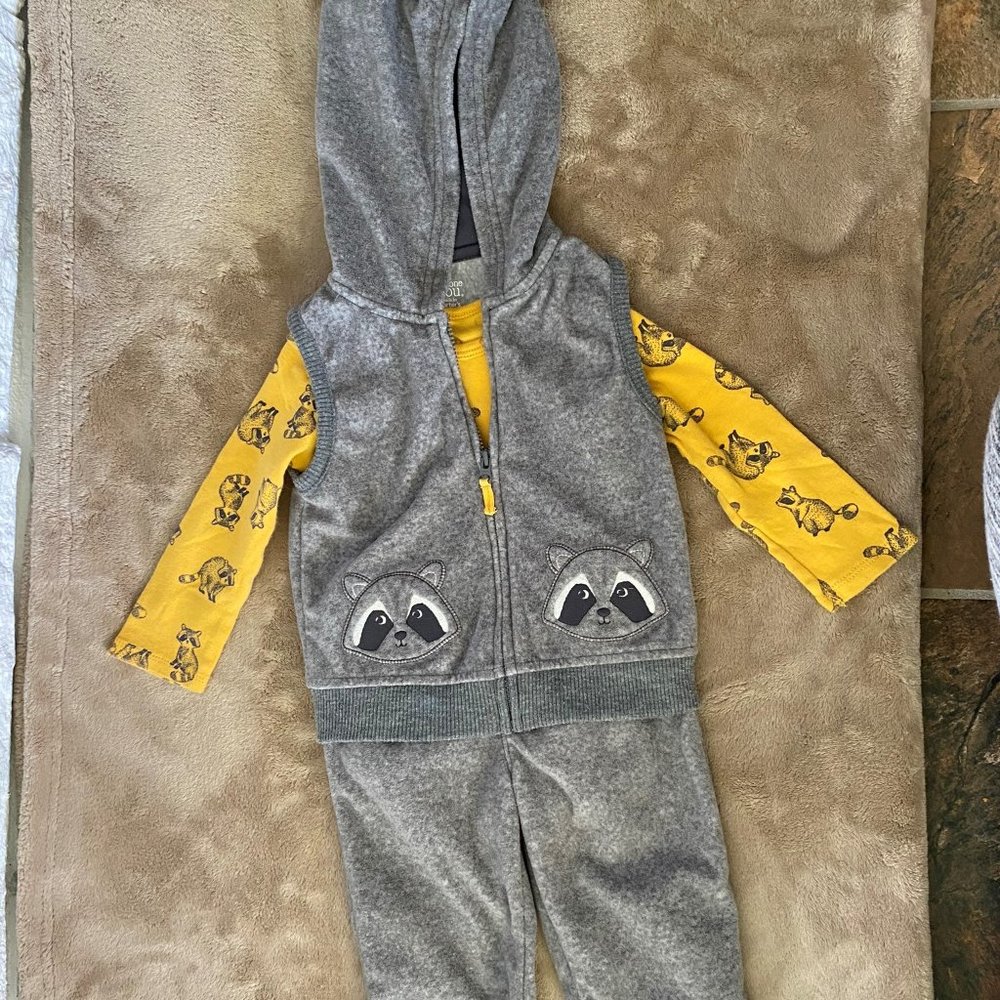 12 Months - Boy - 3 Piece Longsleeve Outfit